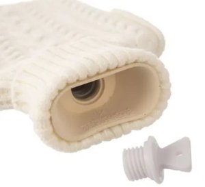 Orion Termofor gumowy w pokrowcu sweterku beżowy 1,6 l 33x20 cm 15