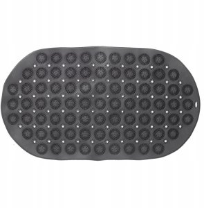 Bathroom Solutions Mata antypoślizgowa pod prysznic szara 68x37 cm 2