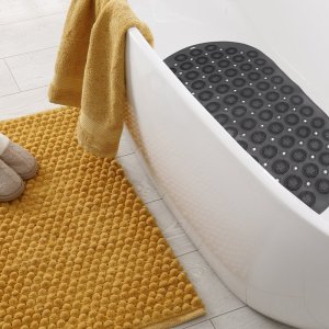 Bathroom Solutions Mata antypoślizgowa pod prysznic szara 68x37 cm 7