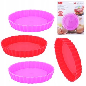 Forma do tarty silikonowa 12 cm 4 szt. 3