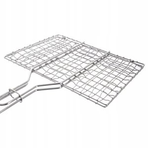 Ruszt do grillowania metalowy 35x55 cm 2