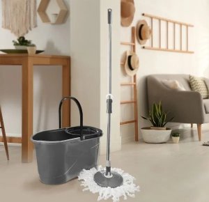 Mop obrotowy z wiadrem 19 l GREY 5