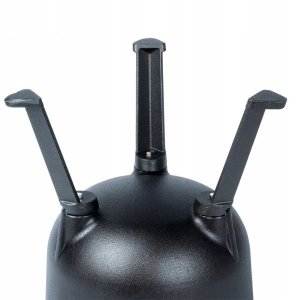 Kociołek żeliwny emaliowany na nóżkach z pokrywką CAST LINE 8 l 10