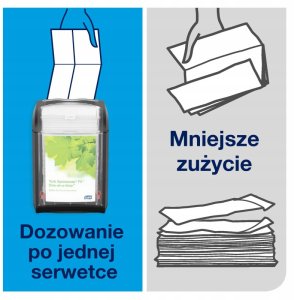 Tork Xpressnap Fit - Dozownik do serwetek na stolik, N14 - Czarny 3