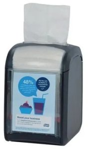 Tork Xpressnap Fit - Dozownik do serwetek na stolik, N14 - Czarny 7