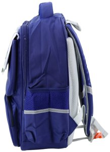 Plecak Szkolny Naszywki Z Dinozaurami Pas Piersiowy Granatowy 39x27x15cm 3