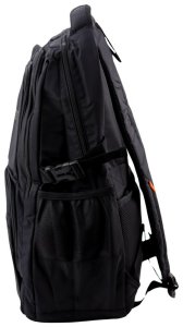 Plecak Miejski Funkcjonalny 9 Kieszeni Czarny 35L 2