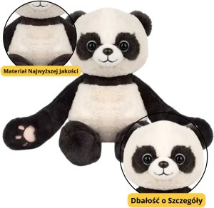 Pluszowa Maskotka Przytulanka Panda Z Magnesami 23cm 3