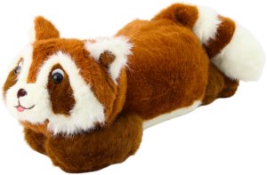 Pluszowa Maskotka Przytulanka Szop Brązowy Leżący 30cm 2