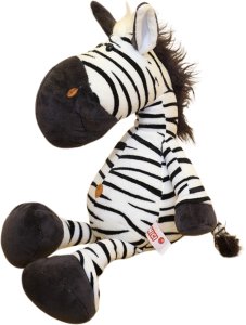 Pluszowa Maskotka Przytulanka Zebra Biało Czarna 25cm 3