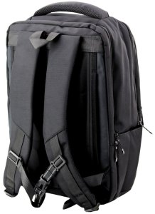 Lean Plecak Miejski Biznesowy USB Pas Piersiowy Czarny 26L 3