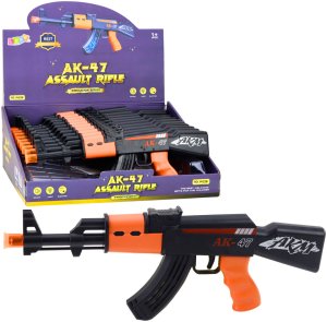 Karabin Elektryczny AK47 Dla Dzieci Światła Dźwięki 1