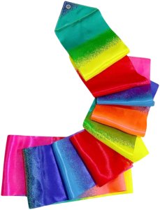 Wstążka Gimnastyczna Do Tańca Ćwiczeń Kolorowa 205 x 5cm 3