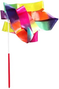 Wstążka Gimnastyczna Do Tańca Ćwiczeń Kolorowa 205 x 5cm 4