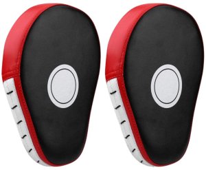 Tarcza Treningowa Rękawica Pad Kick Boxing Łapa Trenera Czerwona 1