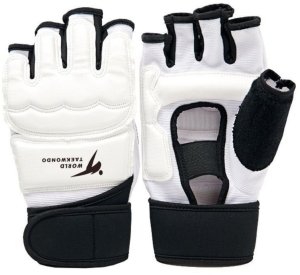 Rękawiczki Sportowe Do Takewondo Etui Białe Rozmiar XS 4
