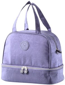 Torba Termiczna Izolacyjna Śniadaniowa Pas z Regulacją Fioletowa 27cm 2