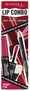 Zestaw Do Makijażu Rimmel London Lip Combo 3 Części Trendy Pink 1