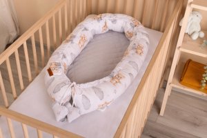 KOKON MUŚLIN TEDDY SZARY 80x45 7