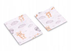 POŚCIEL 2-ELEMENTOWA TEDDY SZARY 100X135 CM 2