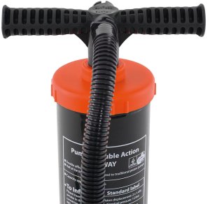 Outwell Double Action Pump Manual Air Pump for Quick Inflation, Black | Outwell 3