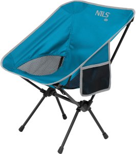 NC3320 KRZESŁO SKŁADANE ULTRALIGHT NIEBIESKIE NILS CAMP 4
