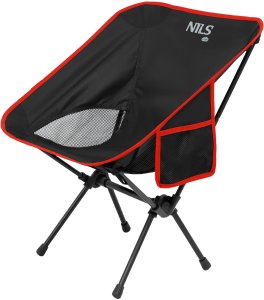 NC3320 KRZESŁO SKŁADANE ULTRALIGHT CZARNE NILS CAMP              4