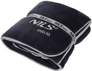 Nils Extreme NAR14 RĘCZNIK Z MIKROFIBRY FROTTE CZARNY 160X80cm NILS AQUA 2