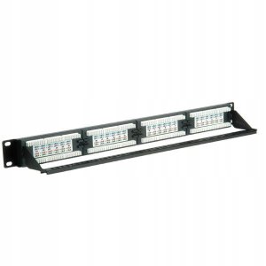 VALUE PatchPanel Kat.6a 24-Portowy UTP szary 1