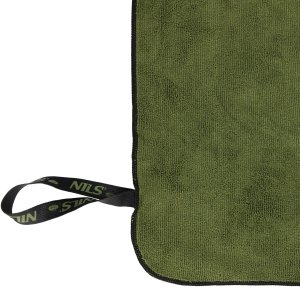 NCR15 RĘCZNIK Z MIKROFIBRY WOJSKOWY KHAKI 120x60 cm NILS CAMP 6