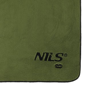 NCR15 RĘCZNIK Z MIKROFIBRY WOJSKOWY KHAKI 120x60 cm NILS CAMP 7