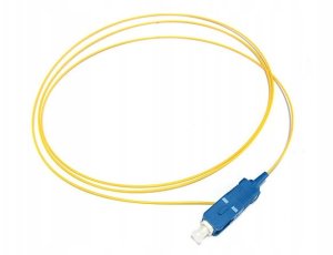 Pigtail SC/UPC, SM, 9/125, 0,9mm, włókno G652D, 1m 1