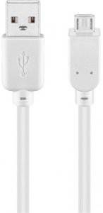 Kabel USB 2.0 Hi-Speed, Biały - Długość kabla 3 m 1