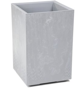 Kwietnik KARO 400x400x600 beton ECO recycled - jasny szary beton LA992-70 Lamela 1