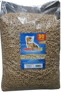 Żwirek dla kota Jaro MRUCZEK Żwirek Drewniany 15kg-30L 2