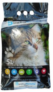 Żwirek bentonitowy BENTY SANDY NATURAL 5L (czarne opak -mały) 1