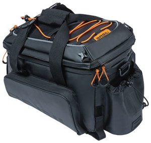 Torba na bagażnik BASIL MILES TARPAULIN TRUNKBAG XL PRO 9-36L, 100% wodoodporna black orange (bez płytki mocującej) (NEW 2024) 1