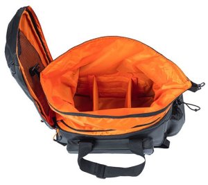 Torba na bagażnik BASIL MILES TARPAULIN TRUNKBAG XL PRO 9-36L, 100% wodoodporna black orange (bez płytki mocującej) (NEW 2024) 5