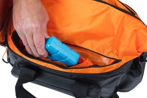 Torba na bagażnik BASIL MILES TARPAULIN TRUNKBAG XL PRO 9-36L, 100% wodoodporna black orange (bez płytki mocującej) (NEW 2024) 6