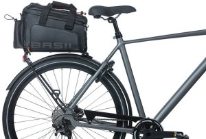 Torba na bagażnik BASIL MILES TARPAULIN TRUNKBAG XL PRO 9-36L, 100% wodoodporna black orange (bez płytki mocującej) (NEW 2024) 7