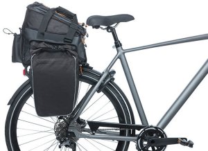 Torba na bagażnik BASIL MILES TARPAULIN TRUNKBAG XL PRO 9-36L, 100% wodoodporna black orange (bez płytki mocującej) (NEW 2024) 8