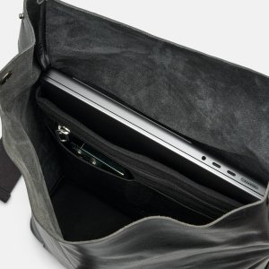 Plecak BROOKS PICKWICK HARD LEATHER, Black, Pojemność 12L, Garbowana skóra (NEW) 6