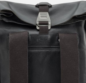 Plecak BROOKS PICKWICK HARD LEATHER, Black, Pojemność 12L, Garbowana skóra (NEW) 9