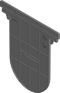 RECYFIX PRO 100, ścianka czołowa typ 010, pełna, tworzywo 1