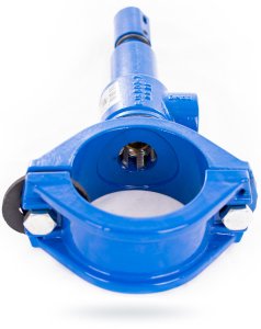 Nawiertka przyłączeniowa NP.-1 DN 110/40 do rur PVC/PE, o ściance do 11 mm, żeliwo szare GJL 1