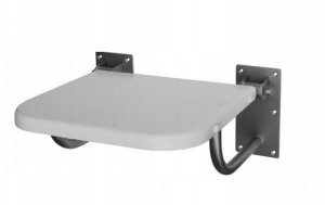 Siedzisko natryskowe ERGOPLUS, unoszone, INOX 1