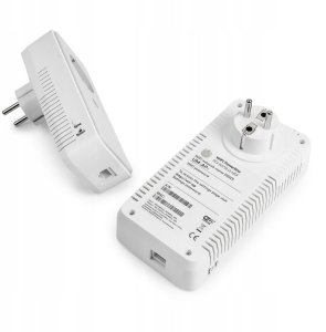 Transmiter PLC POWERLINE 5Ghz 1000mb/s WIFI LAN 8