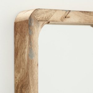 Lustra drewniane na ścianę, kwadratowe MAMBO, 3 sztuki 2