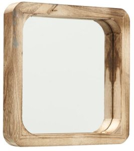 Lustra drewniane na ścianę, kwadratowe MAMBO, 3 sztuki 9