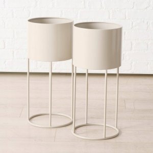 Metalowe stojaki na kwiaty AURELA, 3 sztuki 8